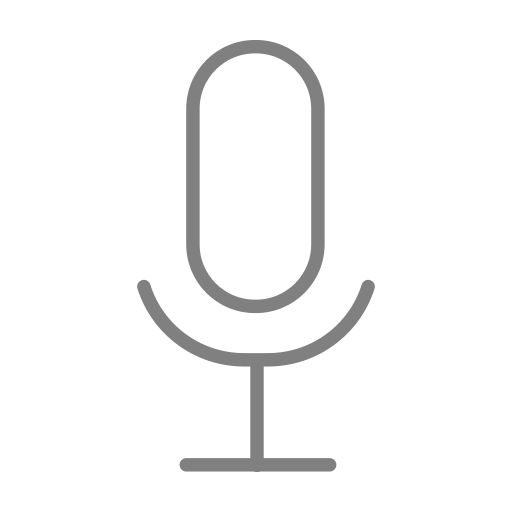 Mic Audio Sound Microphone Icon Free Png Icon Download (gray, black, indigo)