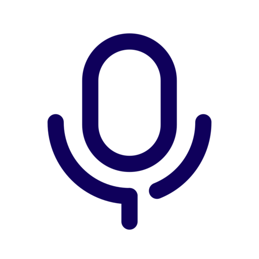 Mic Microphone Podcast Free Png Icon Download (navy, black)