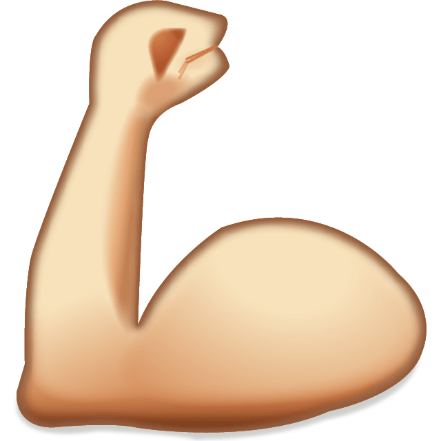 Biceps Muscle Png Image (gray, beige, pink)