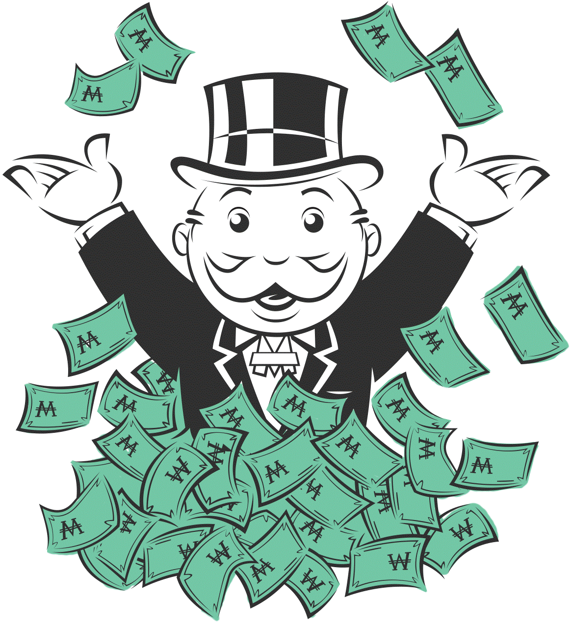 Rich People Png Image (black, gray, silver)