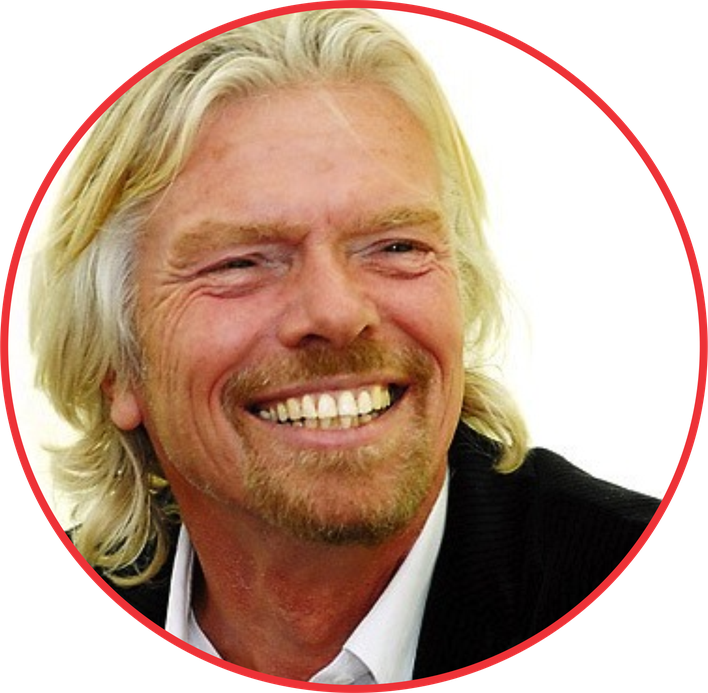 Richard Branson Png (black, white)