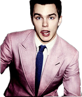 Nicholas Hoult Png Pic (silver, pink, black)