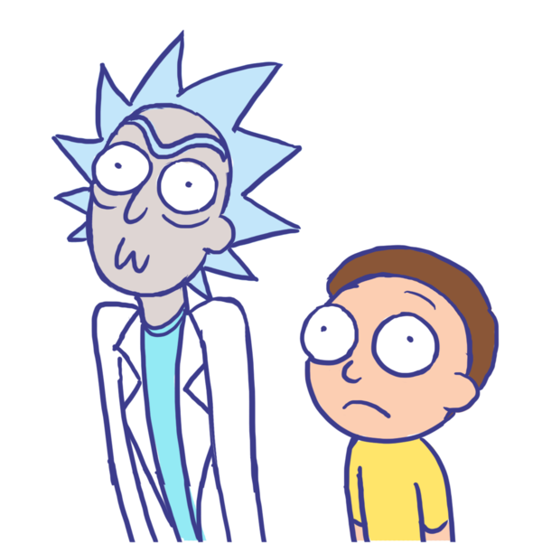 Rick And Morty Png Photos (lavender, pink, black, salmon, white)