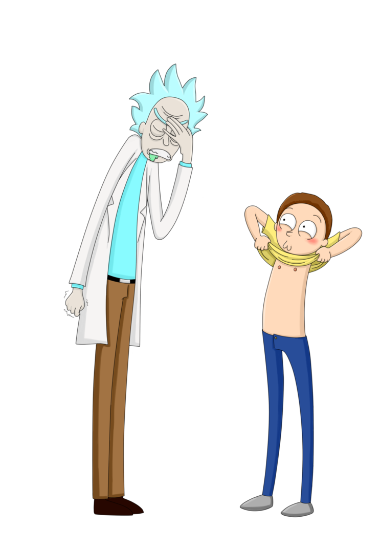 Rick And Morty Png Picture (pink, chocolate, black, mint, white)