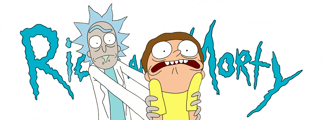 Rick And Morty Wallpaper Png File (yellow, pink, black, white)