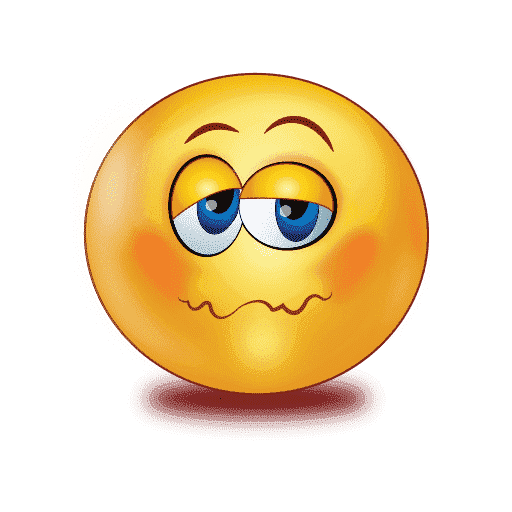 Sick Emoji Png Photo (maroon, orange, chocolate, gray)