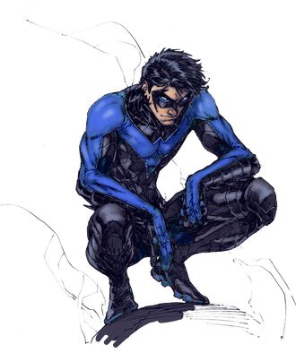 Dick Grayson Png Isolated Photo (black)