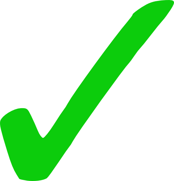 Tick Green Check Mark Png Image (white, lime)