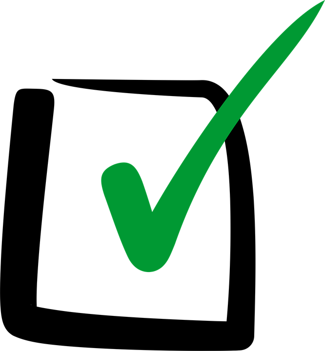 Tick Green Check Mark Transparent Png (black, green)