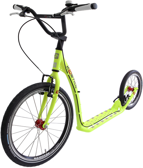 Kick Scooter Transparent Background (black)