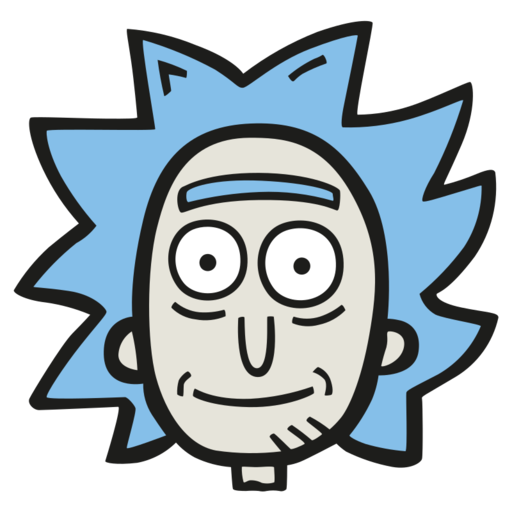 Rick Free Png Icon Download (silver, white, beige, black)