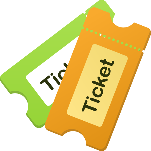 Ticket Background Png (black, orange, white)