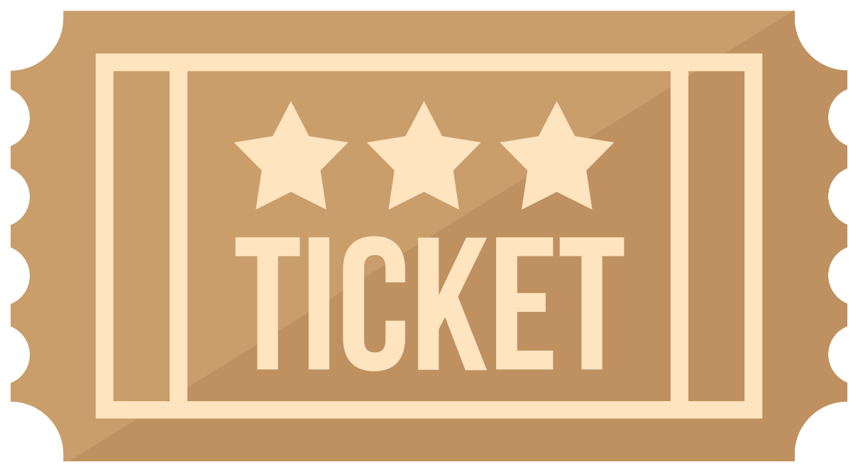 Ticket Png Image Hd (beige, black, salmon)