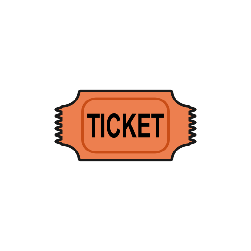 Ticket Png Pic (maroon, black, salmon, chocolate)