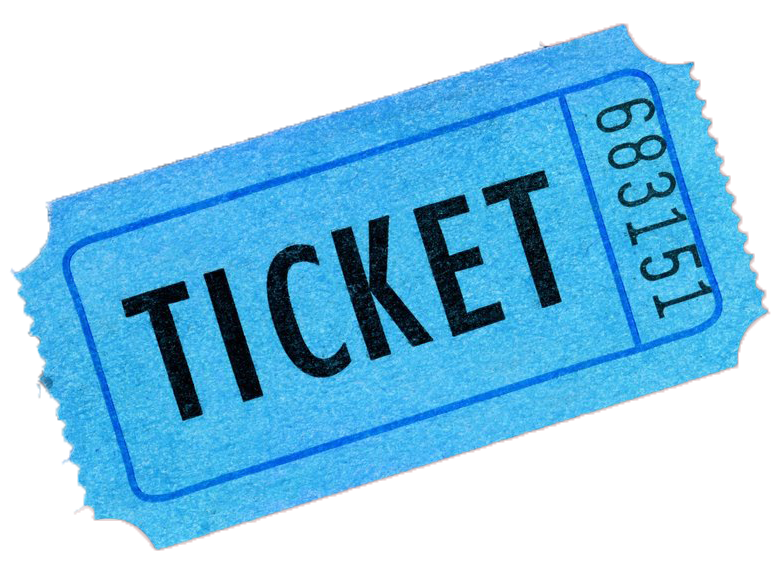 Ticket Transparent (gray, white, black, lavender, silver)