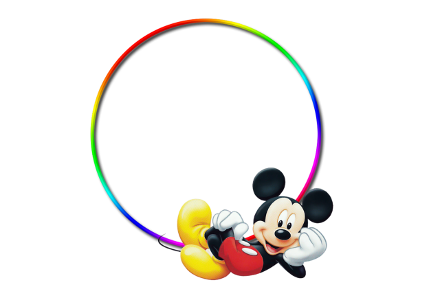 Mickey Mouse Frame Png Picture (black)