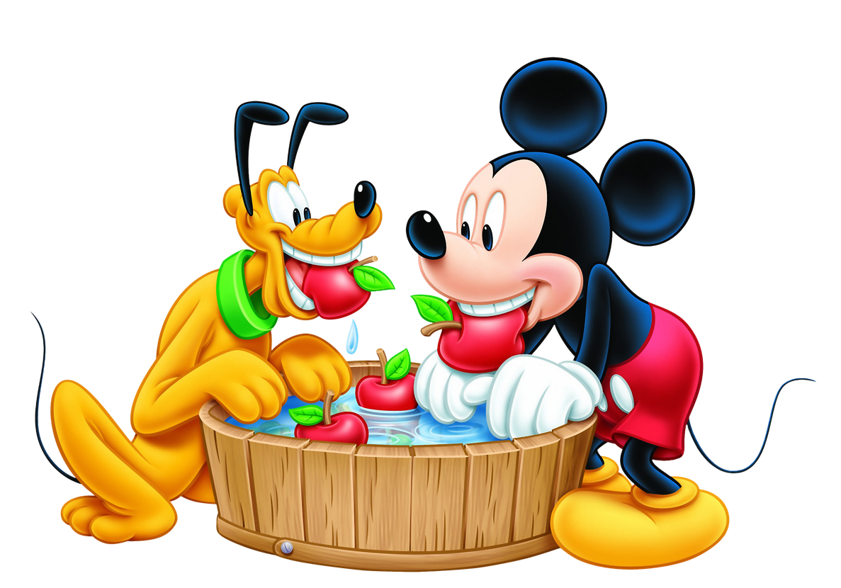 Mickey Mouse Png Image (white, black)