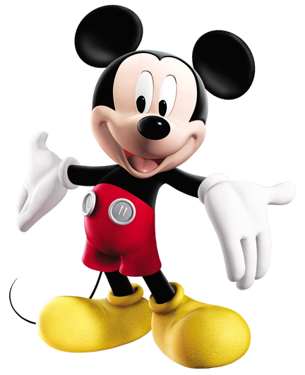 Mickey Mouse Png Pic (white, black)