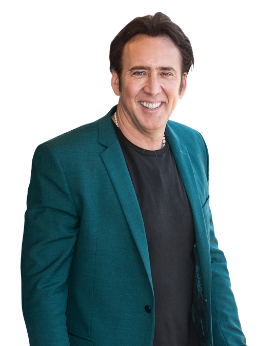 Nicolas Cage Png Isolated File (indigo, black, teal)