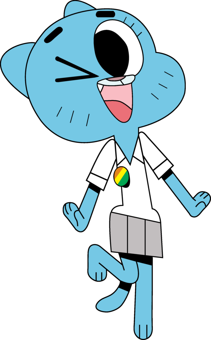 Nicole Watterson The Amazing World Of Gumball Transparent Background (black, silver, white)