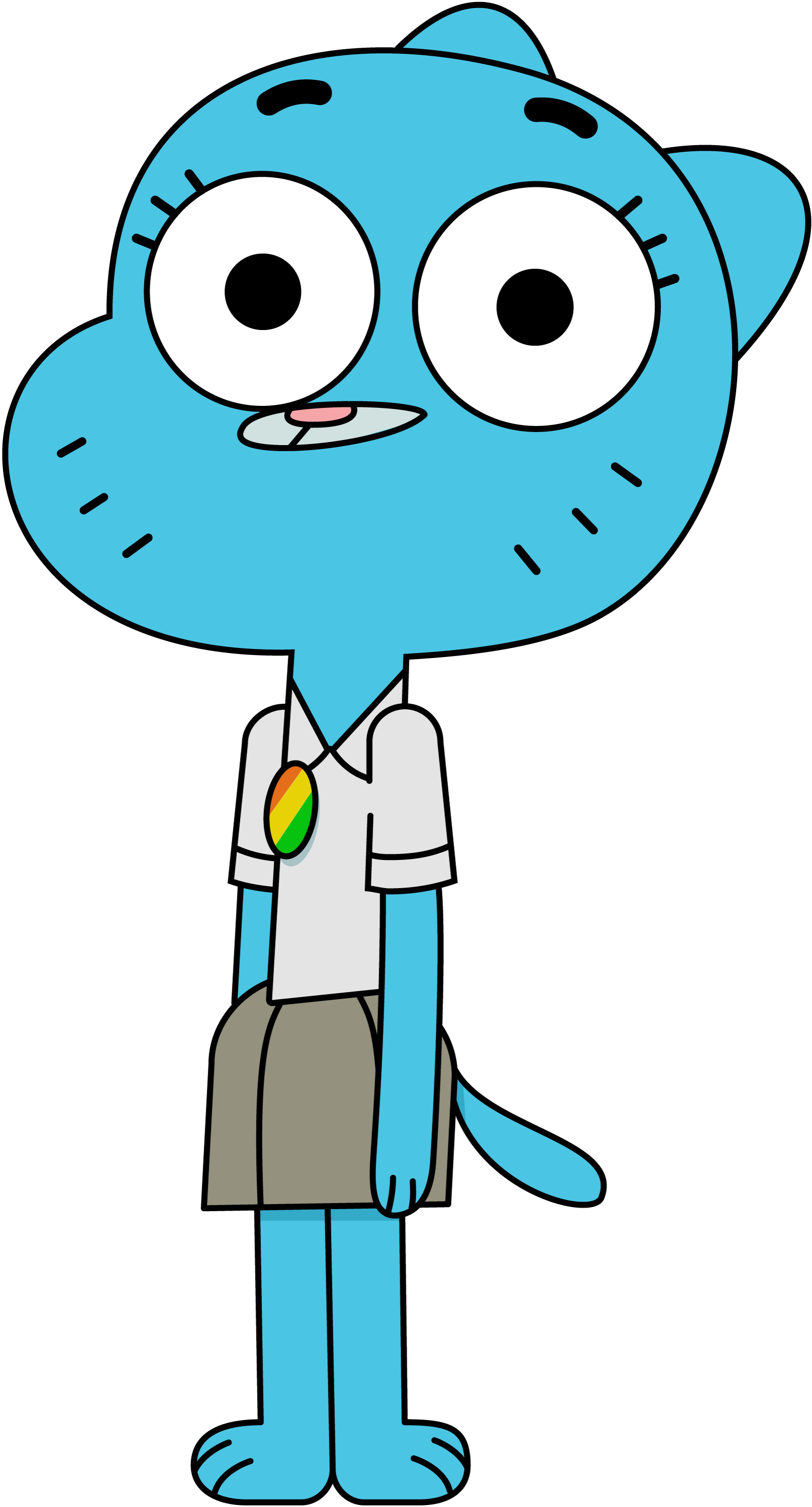 Nicole Watterson The Amazing World Of Gumball Transparent Png (greenish blue, lavender, black, gray, white)