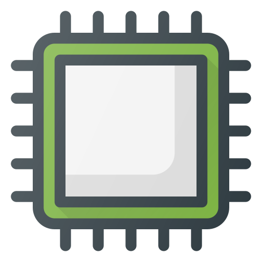 Microchip Processor Chip Cpu Free Png Icon Download (lavender, black, white)