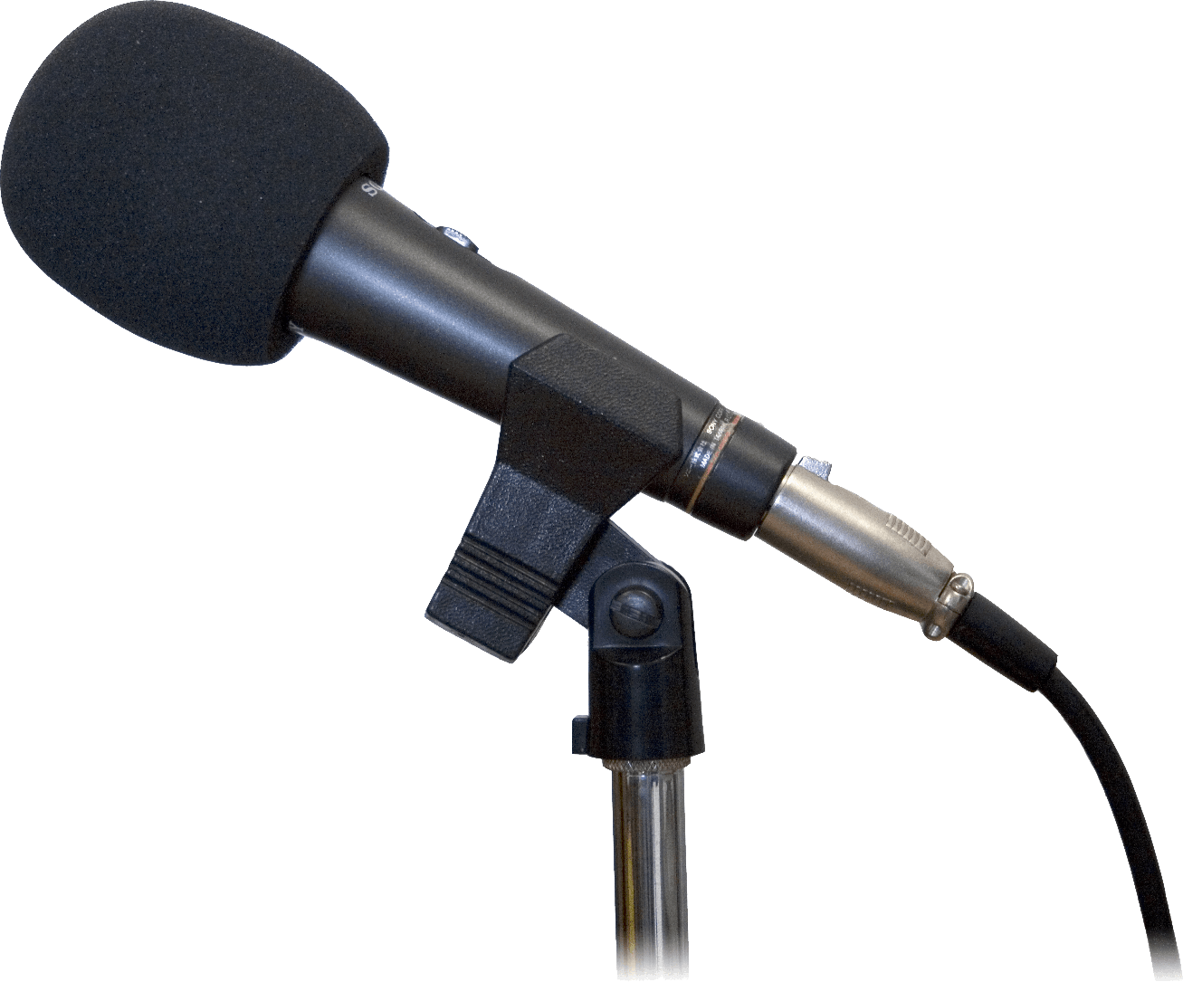 Microphone Png Background (black)