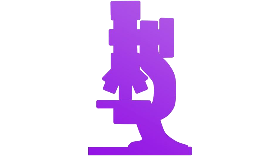 Microscope Png Picture (white, purplish red, violet)