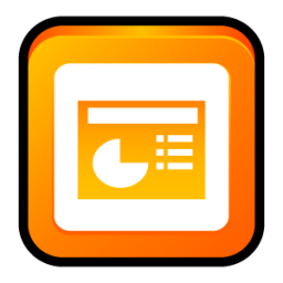 Microsoft Office Powerpoint Free Transparent Png Icon Download (orange, black, white)