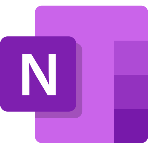 Microsoft Office Onenote Logo Icon Free Png Icon Download (violet, white, black, gray, purple)