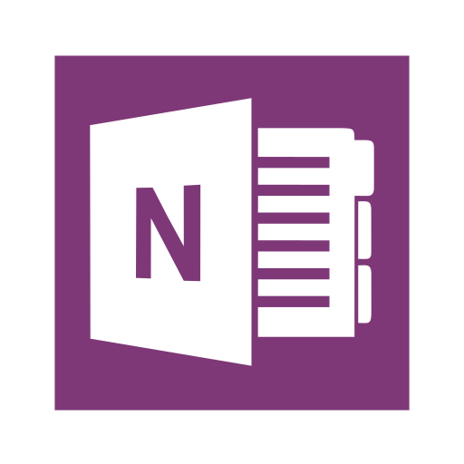 Microsoft Office Onenote One Note Free Png Icon Download (purple, black, indigo)