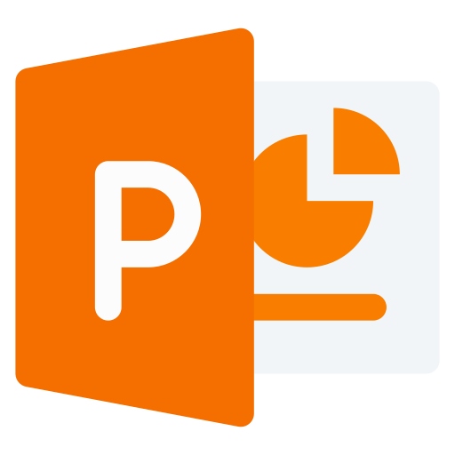 Microsoftmspowerpoint Free Transparent Png Icon Download (white, black, lavender, orange, chocolate)