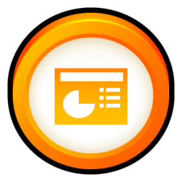 Microsoftofficepowerpoint Free Nobackground Png Icon Download (orange, chocolate, black, white)