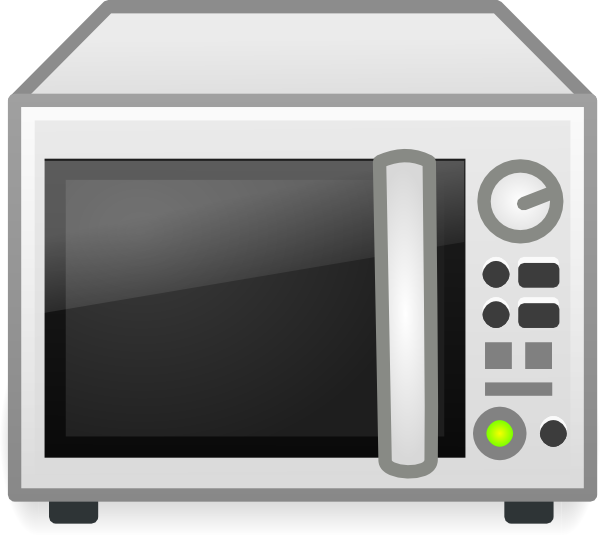 Microwave Oven Download Png Image (white, gray, lavender, black)