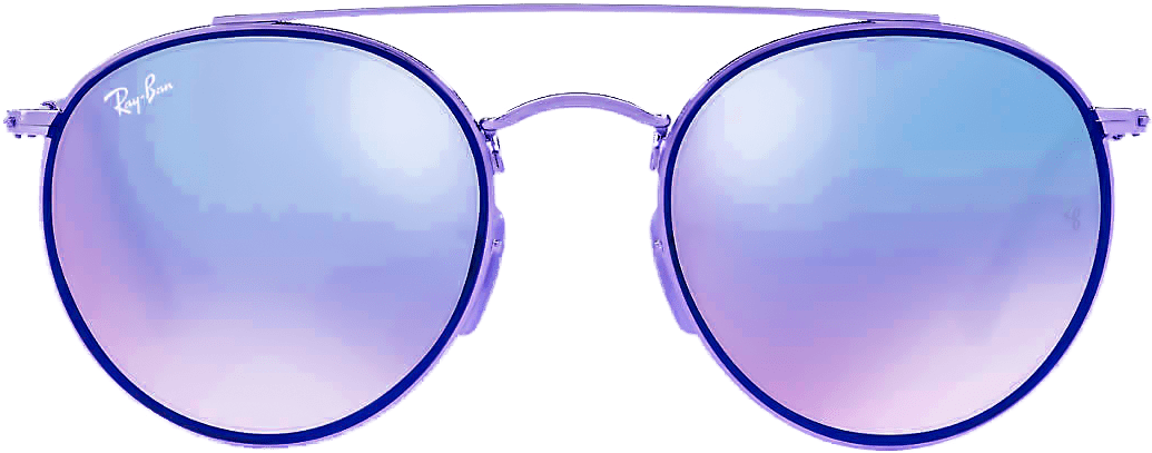 Picsart Eye Glass Png File (black, silver, lavender)