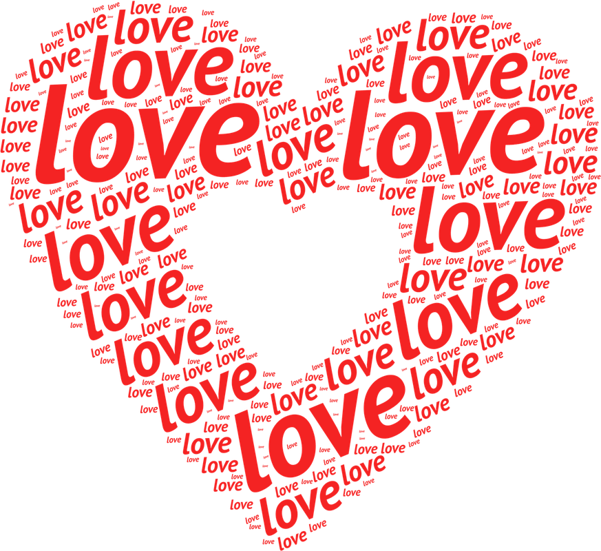 Picsart Love Heart Transparent Png (red, black, white)