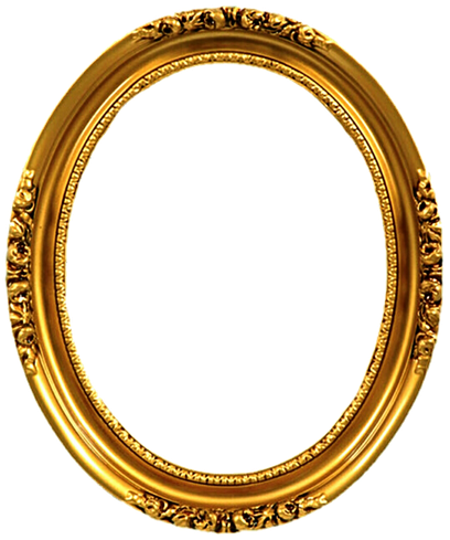 Victorian Frame Png Image (olive, black)