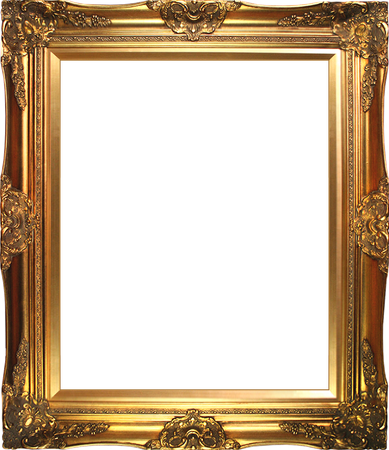 Victorian Frame Png Transparent (olive, black)