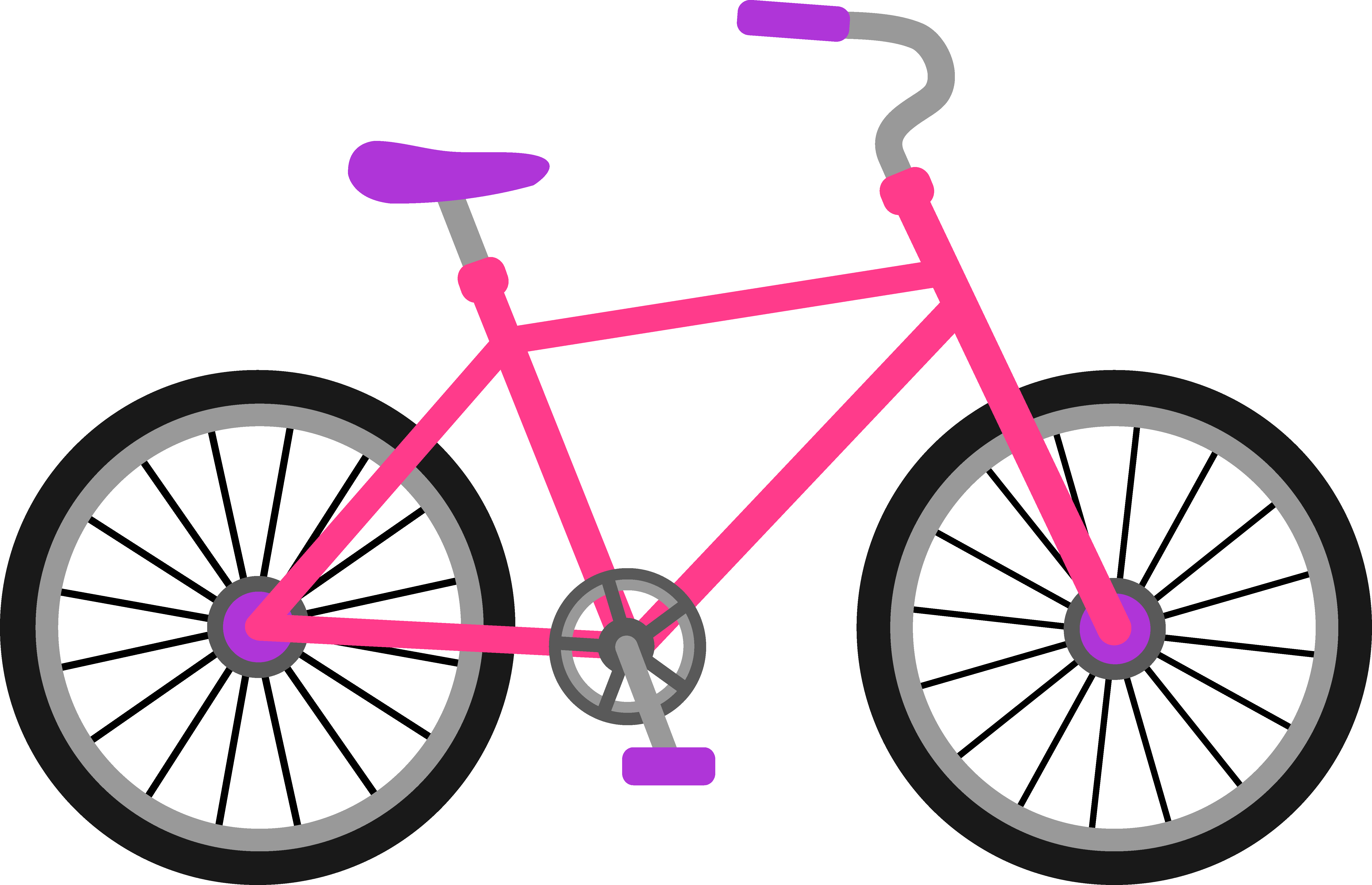 Bicycle Png Hd (white, black, gray)