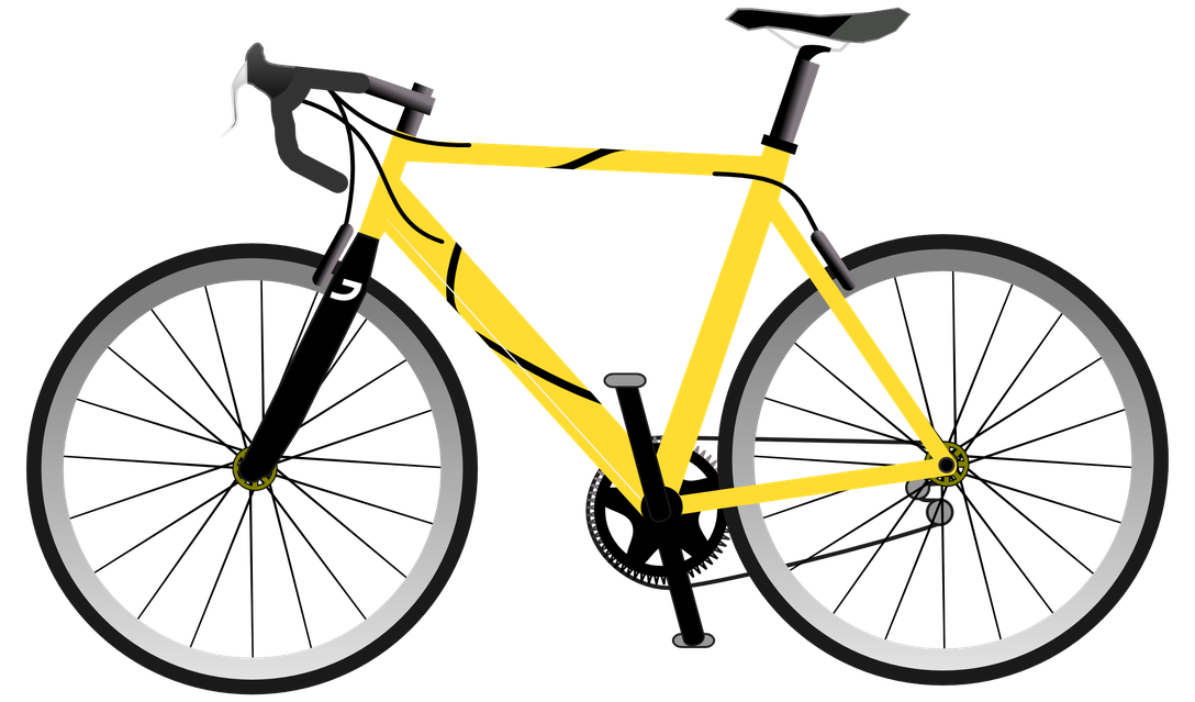 Bicycle Png Transparent Picture (black)