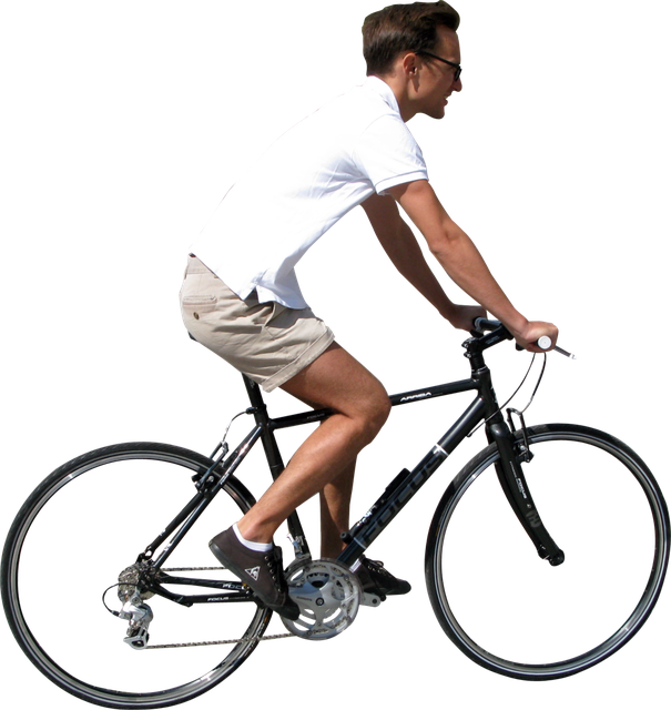 Bicycle Transparent Images Png (white, black)