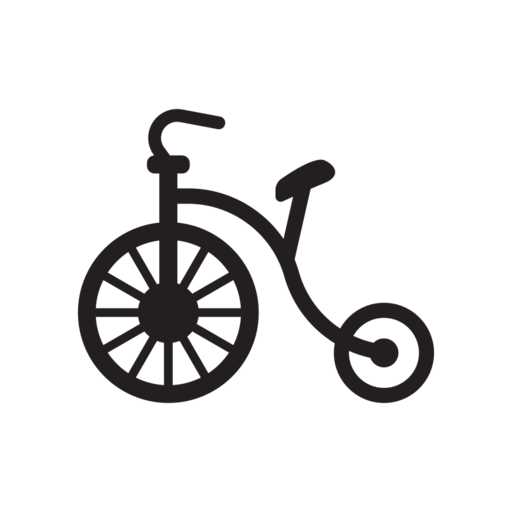 Bicycle Bike Old Free Transparent Png Icon Download (black)