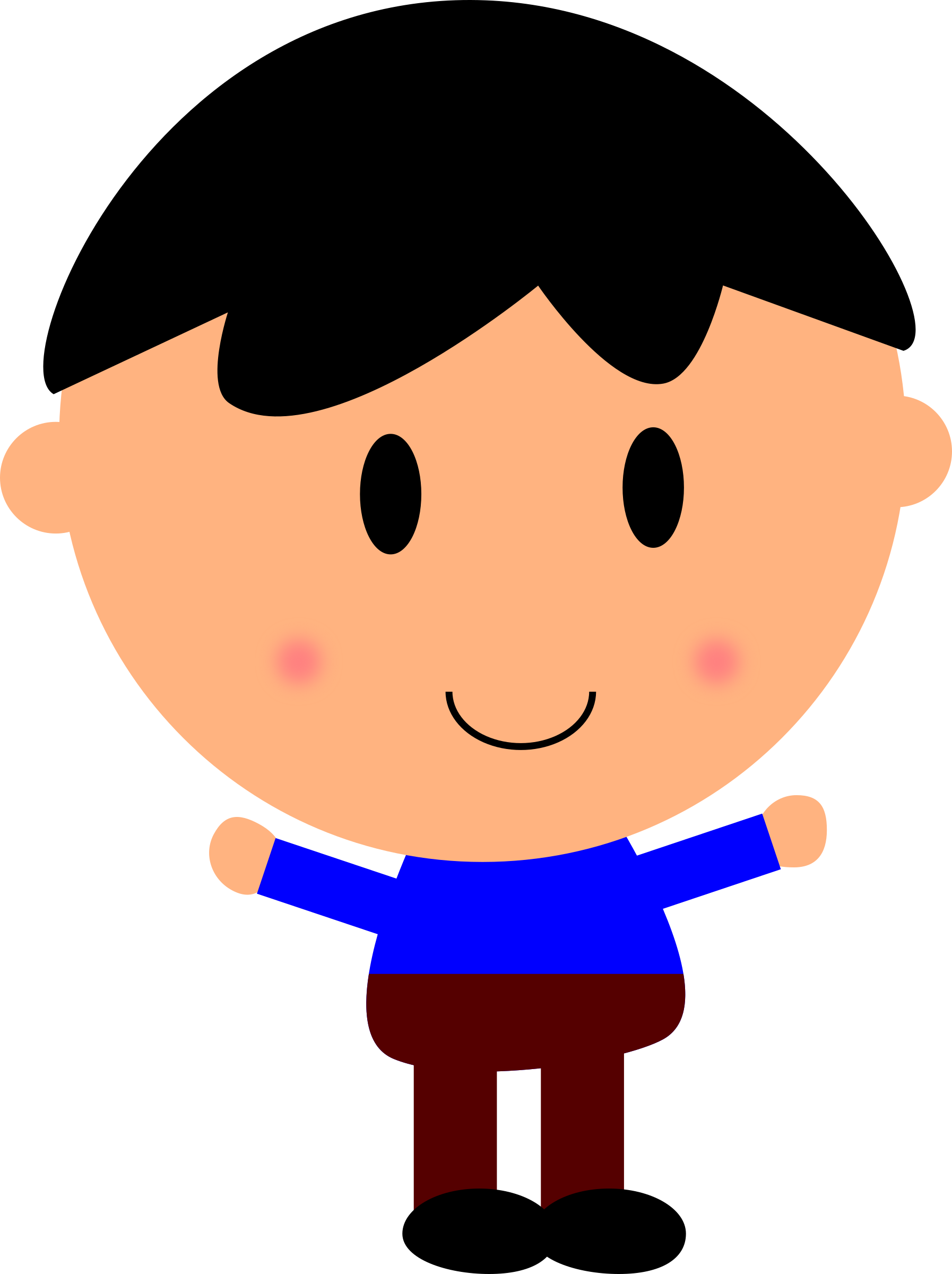 Kid Cartoon Png Isolated Hd (maroon, blue, black, salmon)