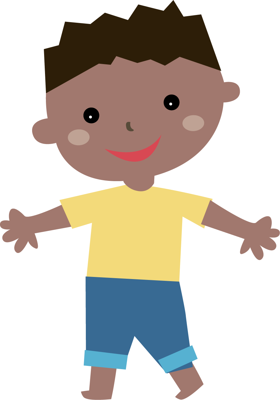 Kid Cartoon Png Picture (gray, pink, black, white, teal)