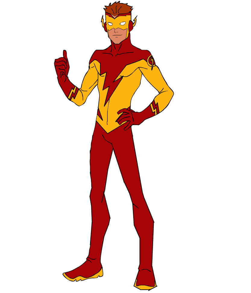 Kid Flash Png Free Download (black, maroon, orange)