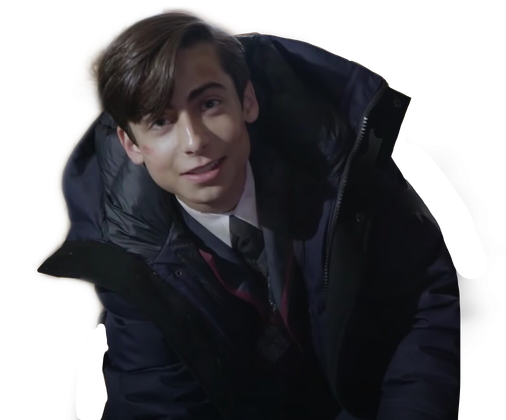 Aidan Gallagher Png File (white, black)