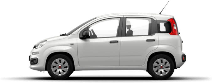 Side View White Fiat Panda Png File (gray, white, silver, black)