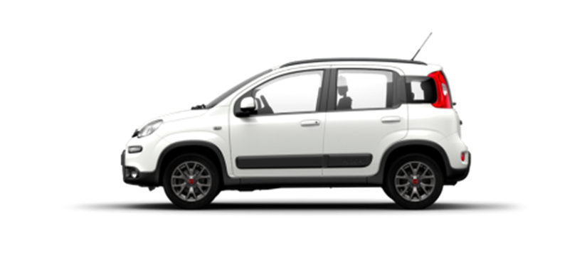 Side View White Fiat Panda Png Photos (white, silver, black)