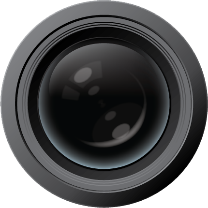 Video Camera Lens Png Clipart (black, gray, white)