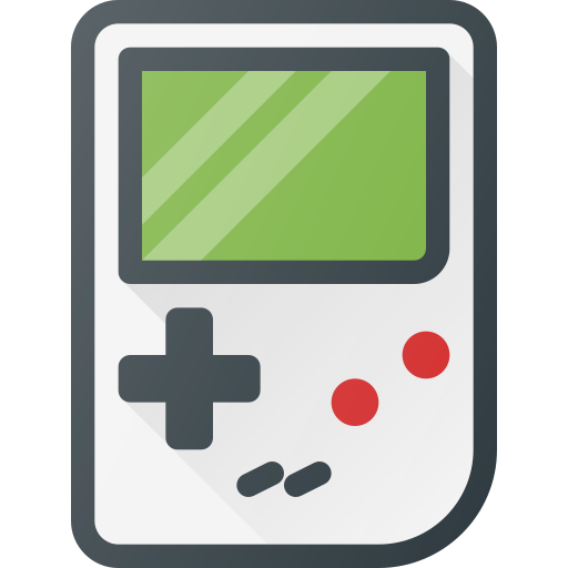 Video Game Play Pad Boy Gameboy Nintendo Free Png Icon Download (lavender, black, white)